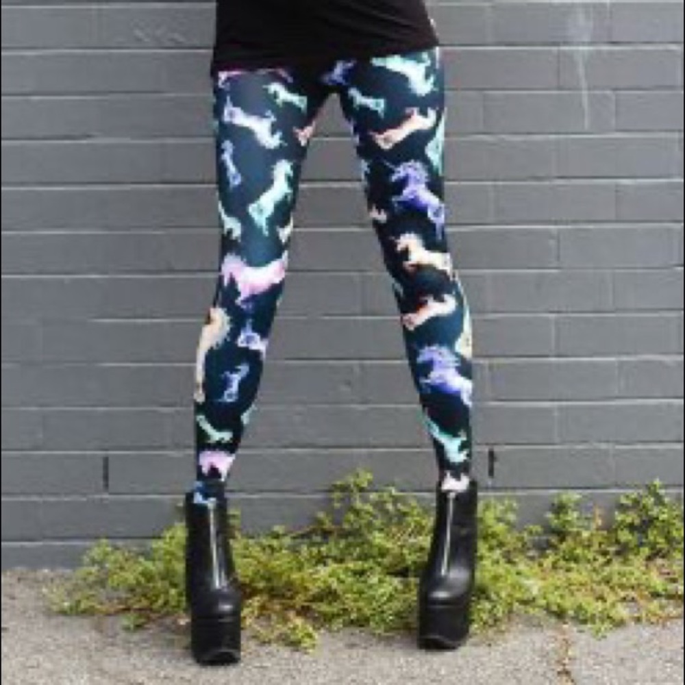 BlackMilk cotton candy corn leggings xs - Picture 2 of 9